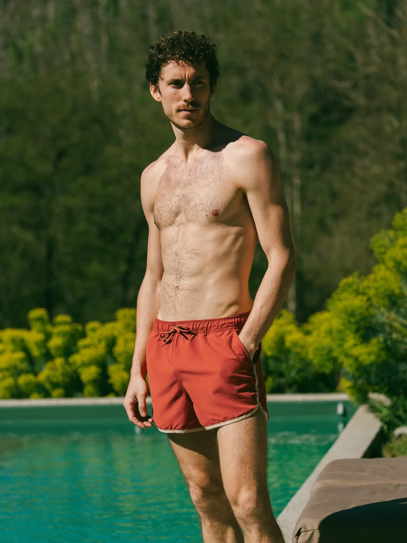 Maillot de bain rétro homme