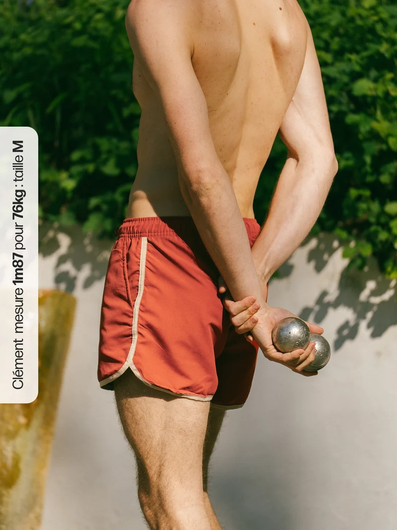 Maillot de bain rétro homme