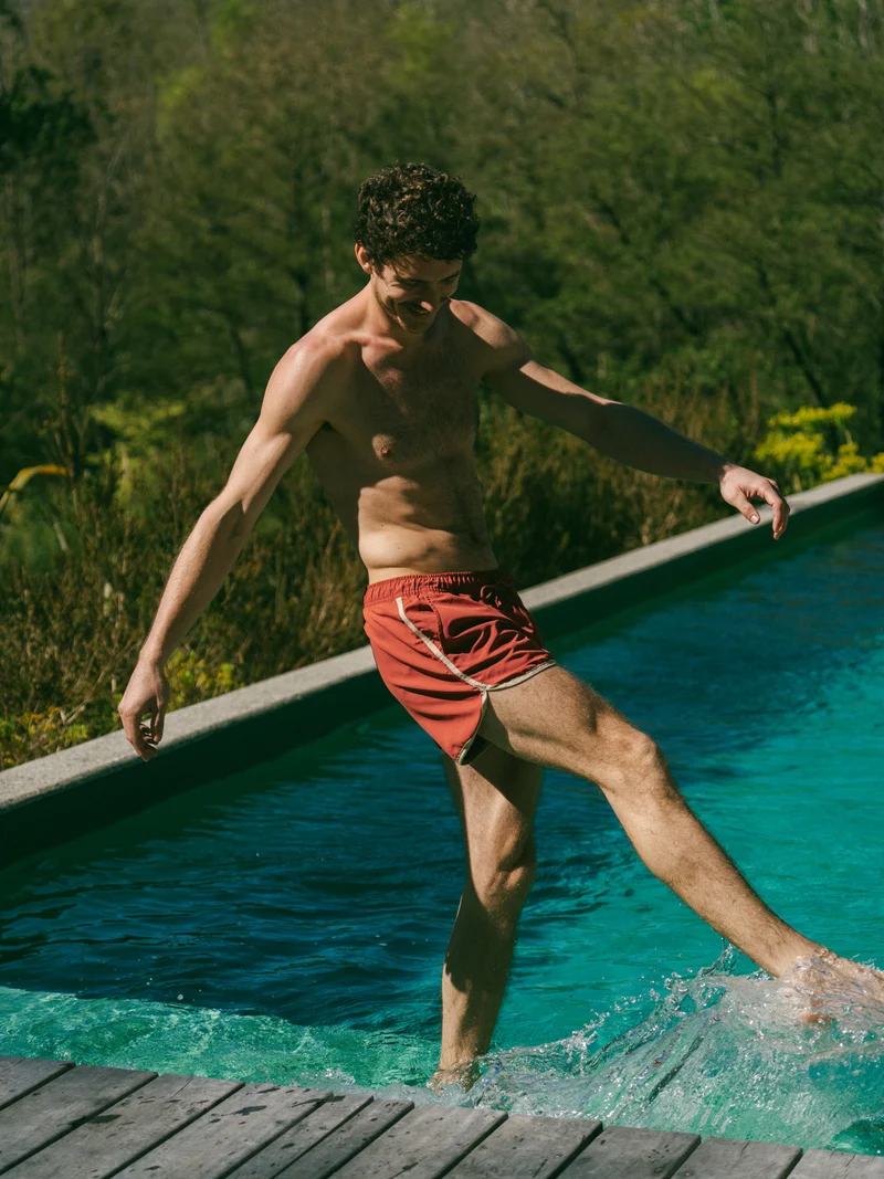 Maillot de bain rétro homme