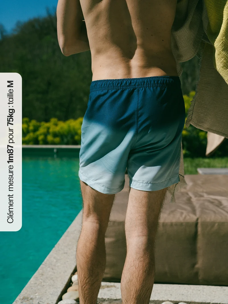 Short de bain à motifs