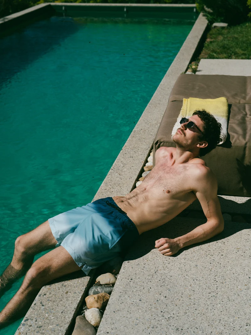Short de bain à motifs