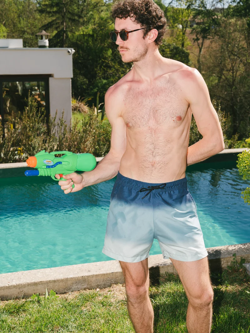 Short de bain à motifs