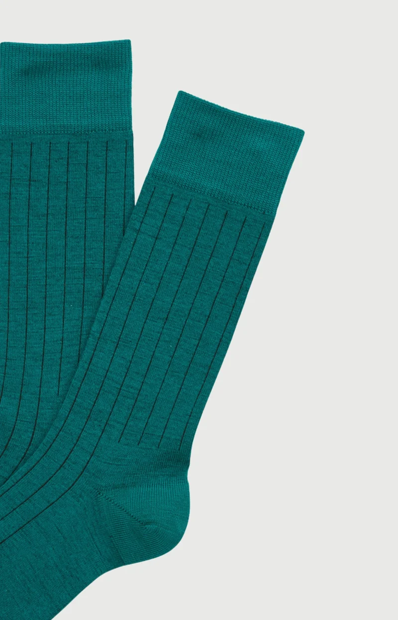 Chaussettes en laine et coton - Forêt