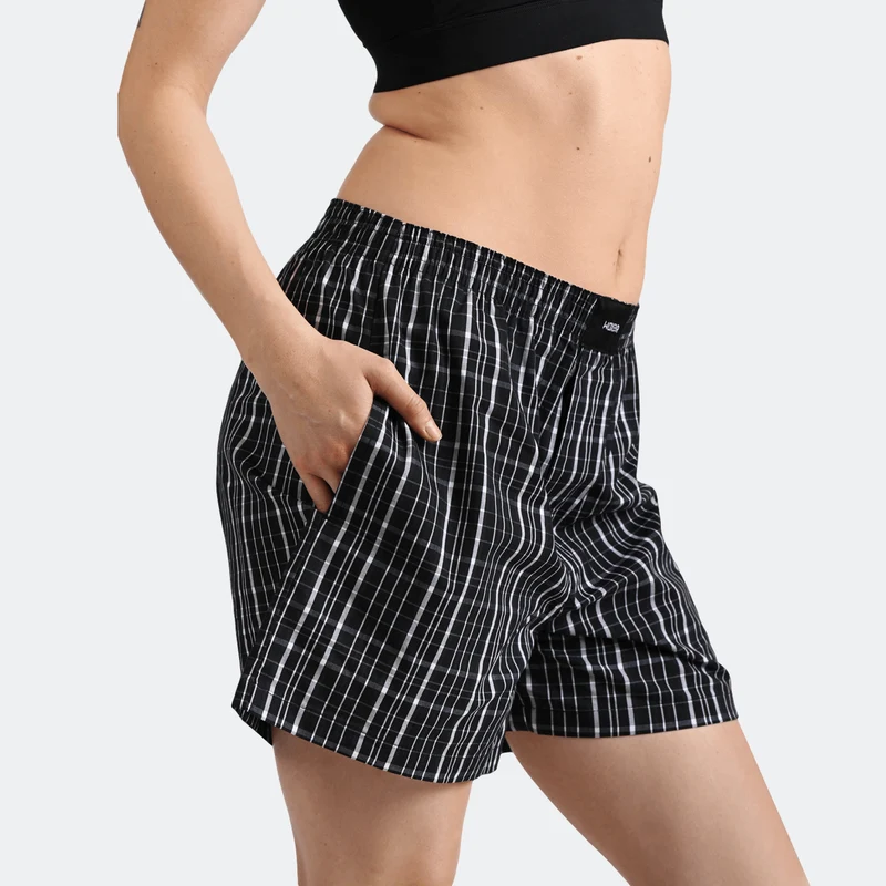 Boxer Shorts Coal Plaid