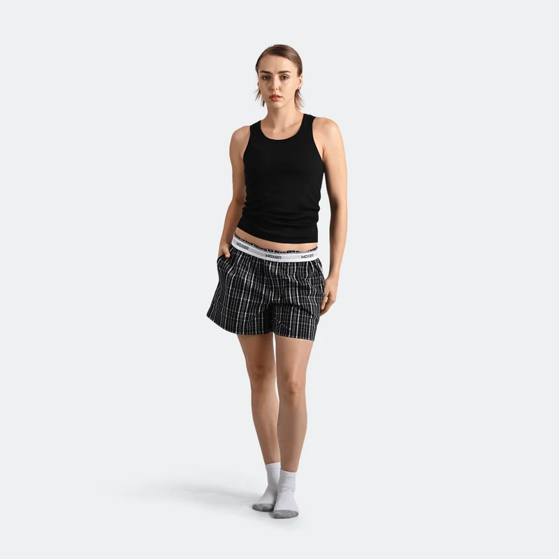 Boxer Shorts Coal Plaid