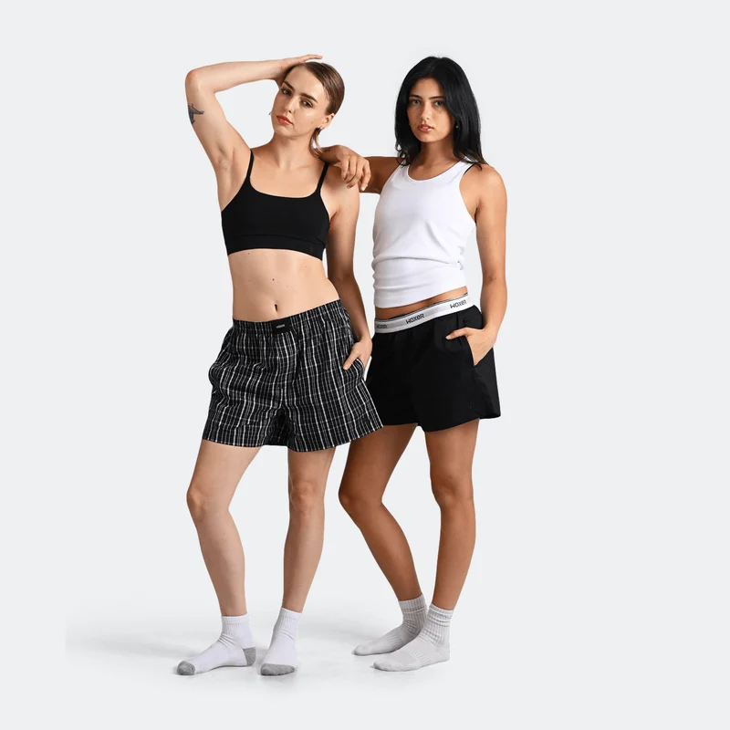 Boxer Shorts Coal Plaid