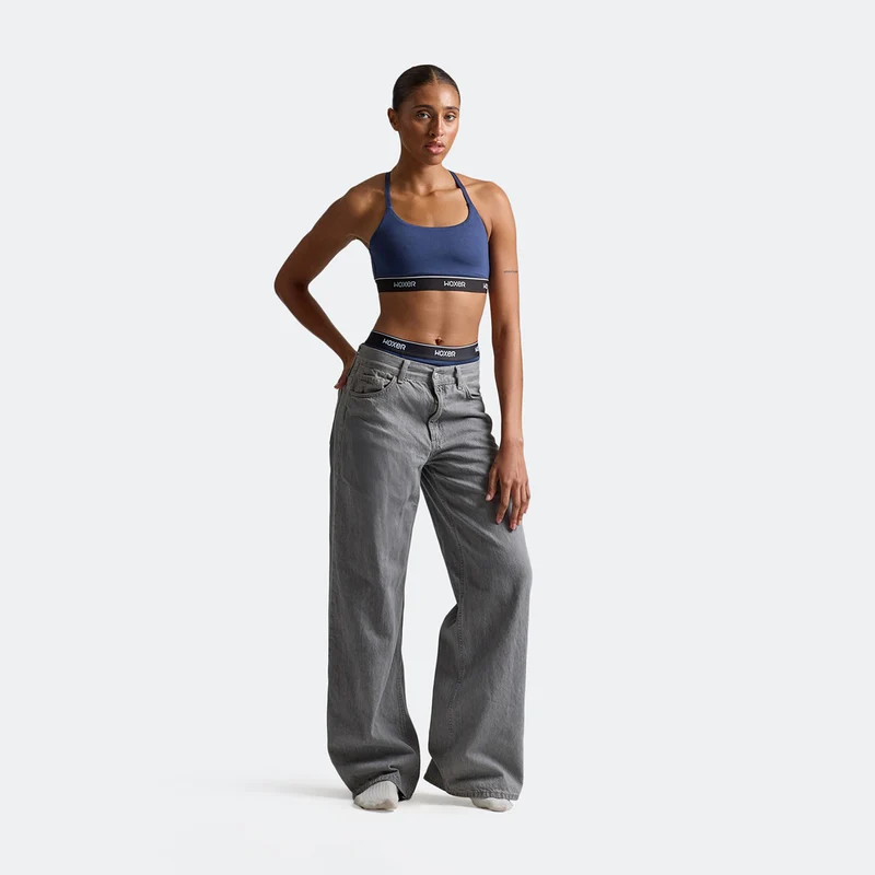 Biker High Waisted Navy 2.0