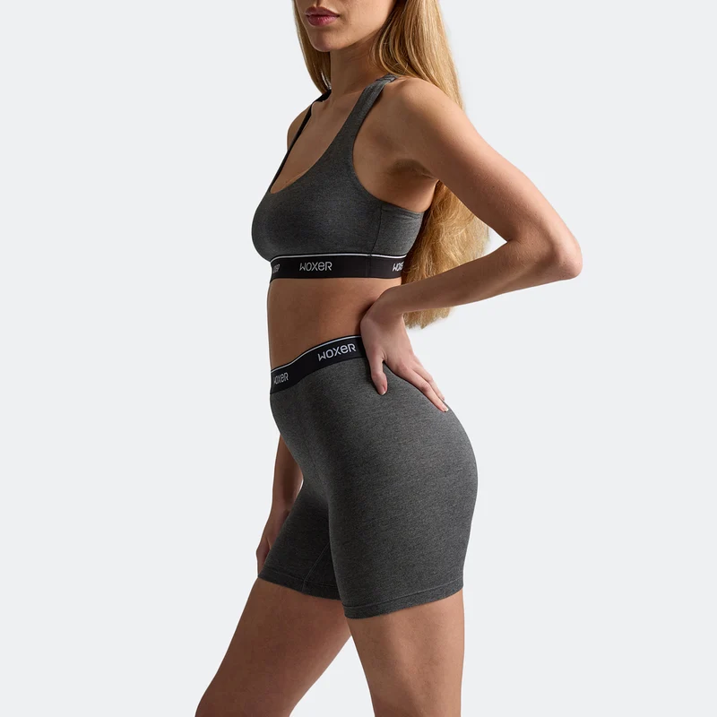 Baller High Waisted Charcoal Heather 2.0