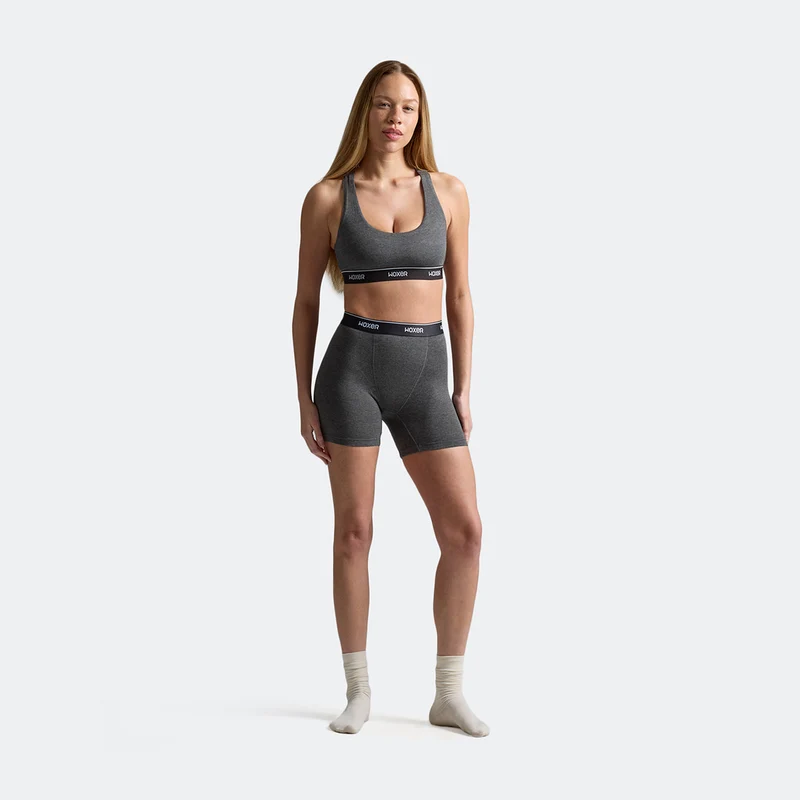 Baller High Waisted Charcoal Heather 2.0