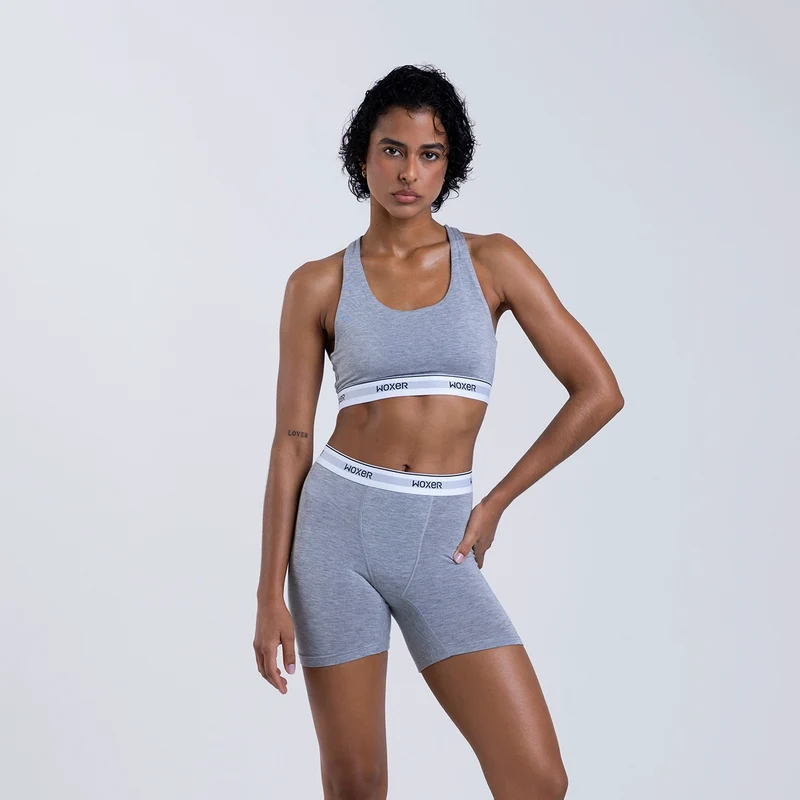 Baller High Waisted Heather Grey