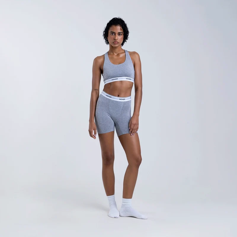 Baller High Waisted Heather Grey