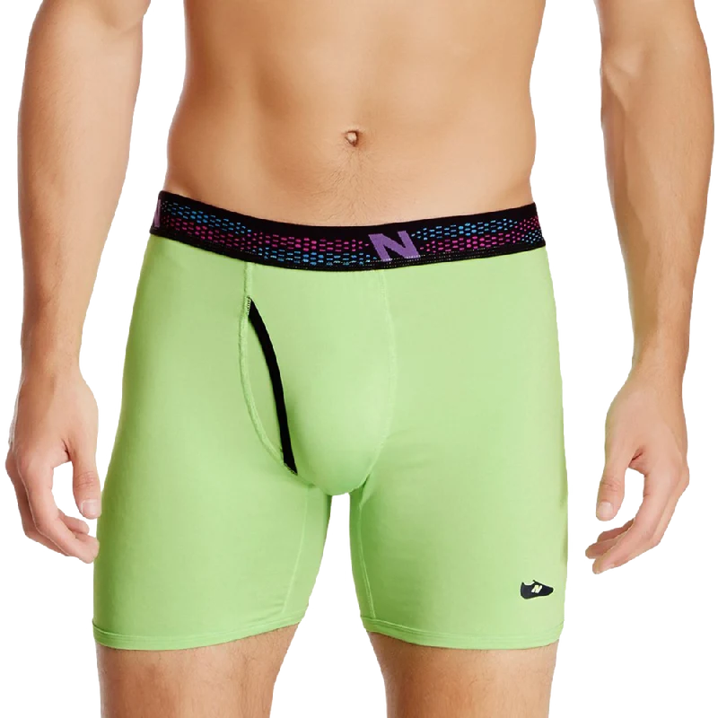 New Balance Men's athletic Active Performance Boxer Briefs Photoprint Colors