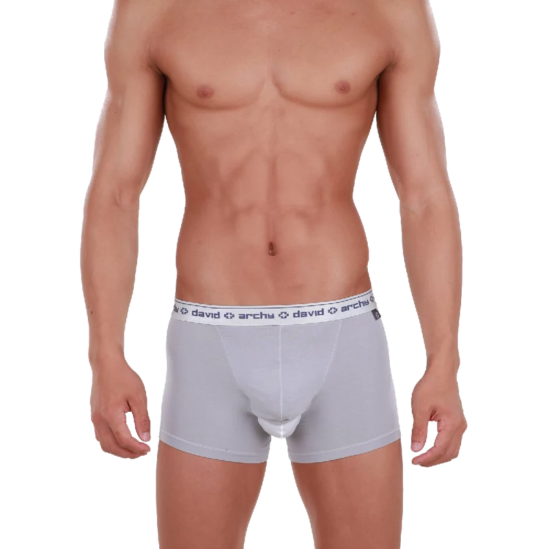 David Archy Men's 4 Pack Micro Modal Separate Pouch Trunks