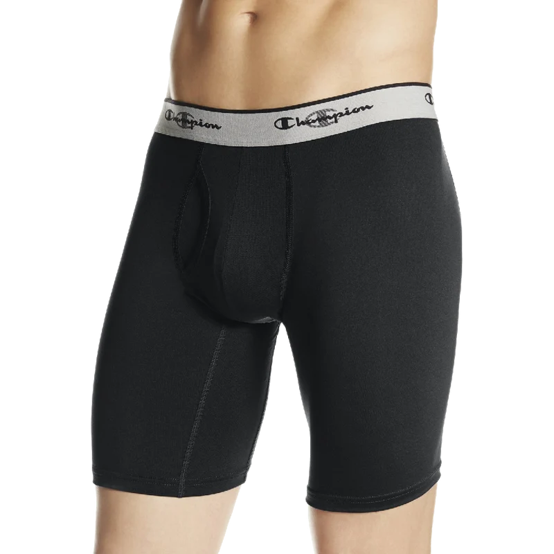 Champion Men's Tech Performance Long Leg Boxer Brief