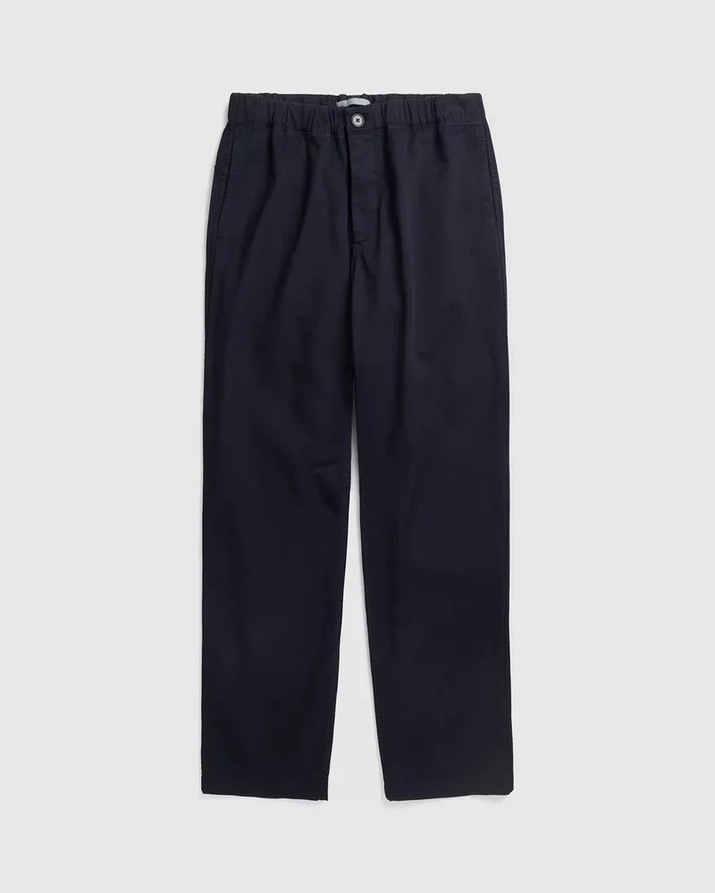 Trysil Regular Organic Stretch Twill Trouser - Dark Navy