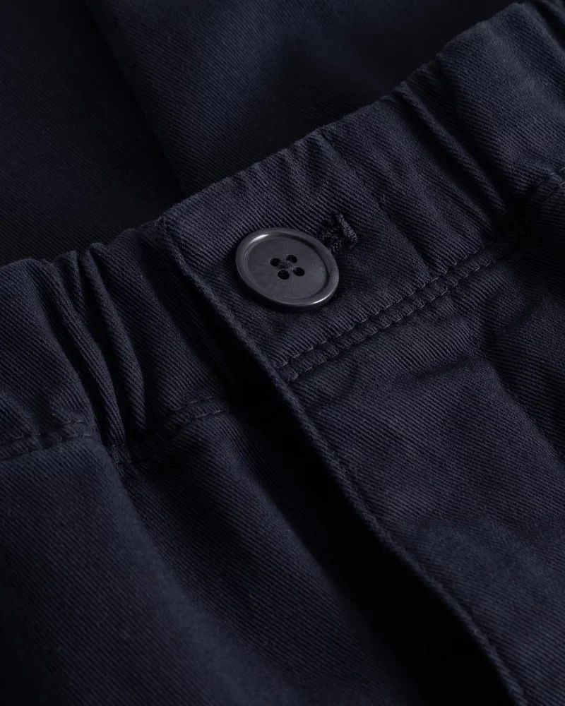 Trysil Regular Organic Stretch Twill Trouser - Dark Navy