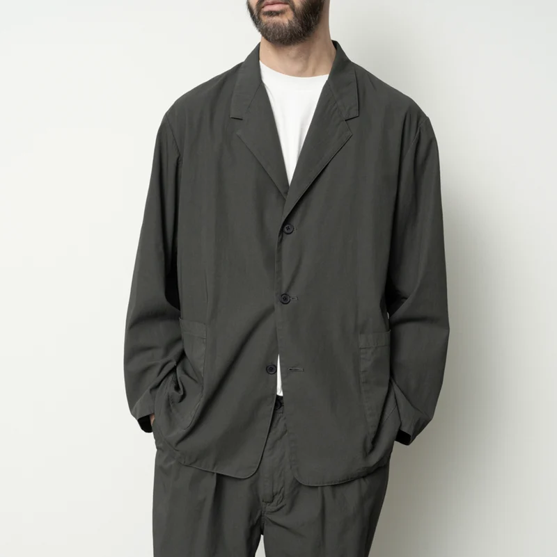 Still by hand - Garment-dye 3B jacket - D.olive