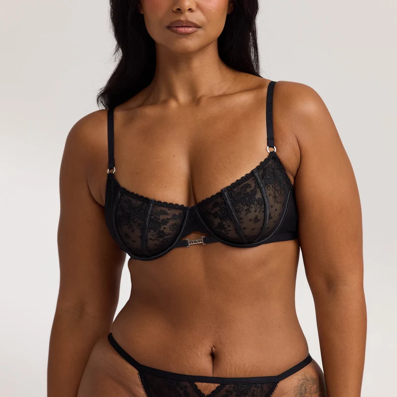 Flirt Balcony Soutien-Gorge - Noir