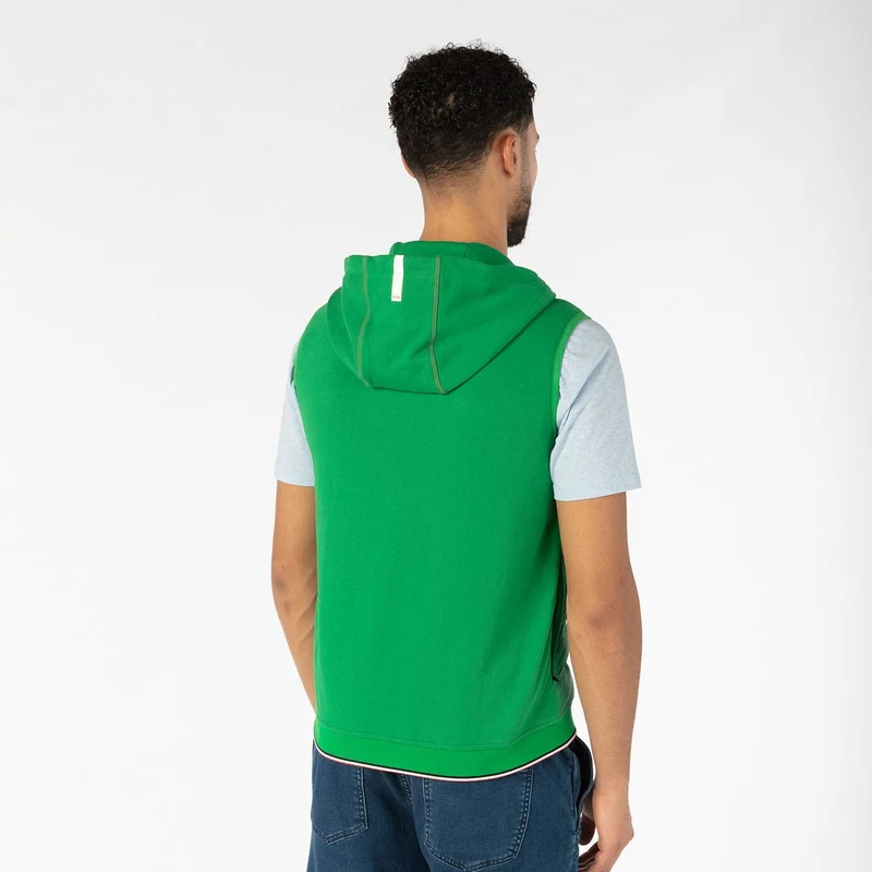 Doudoune sans manches vert gazon SBPLAY