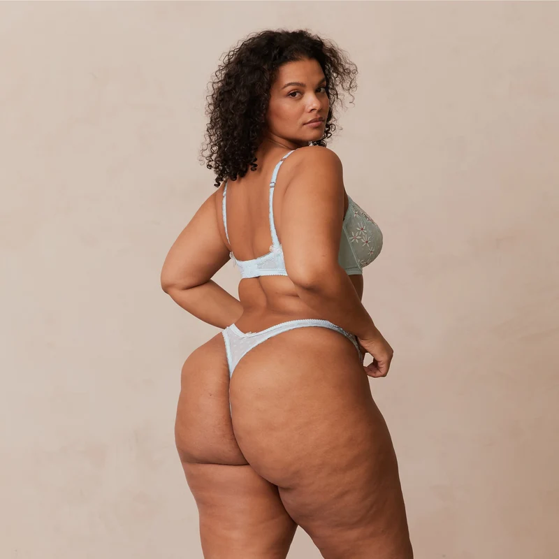 Fleur Balcony Soutien-Gorge - Bleu