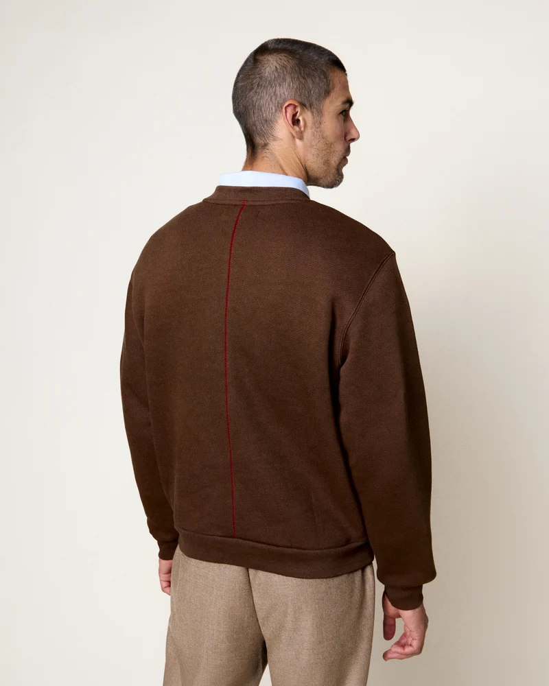 SWEATSHIRT MKO LOGO COCOA