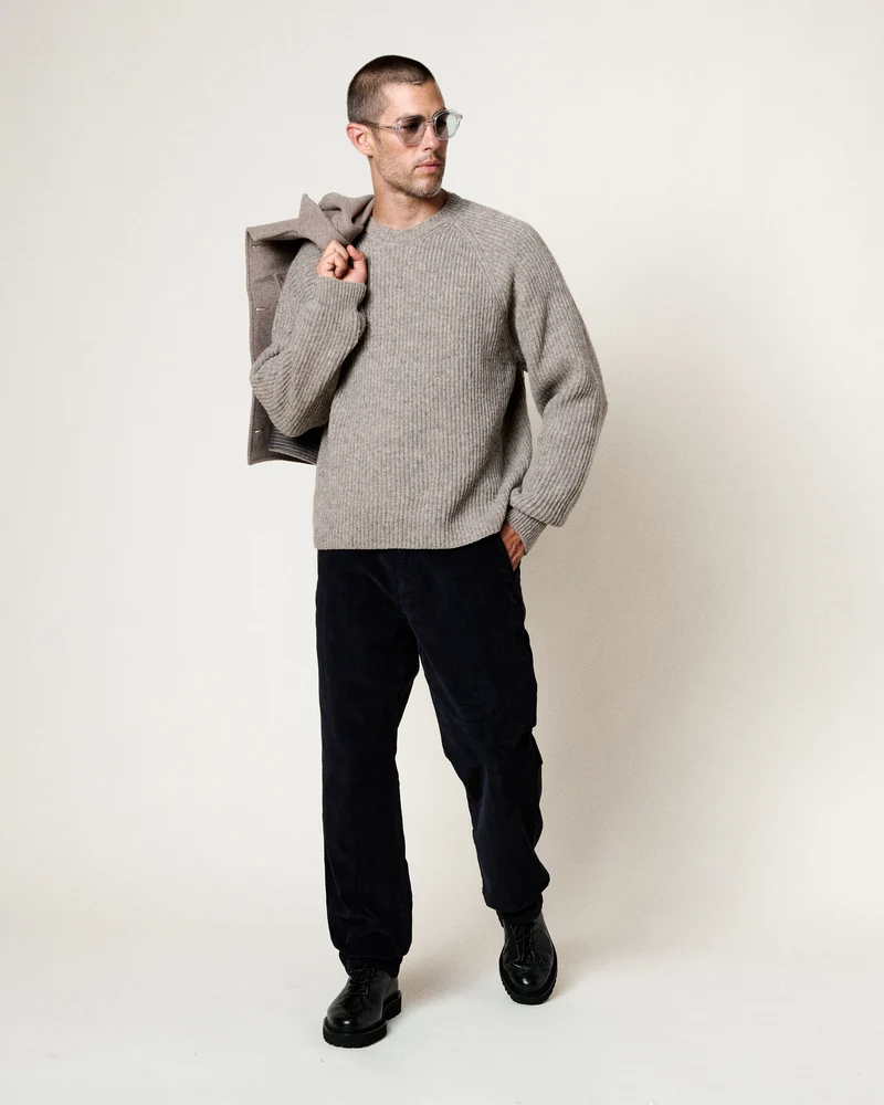 PULL COLIN SHETLAND GREY