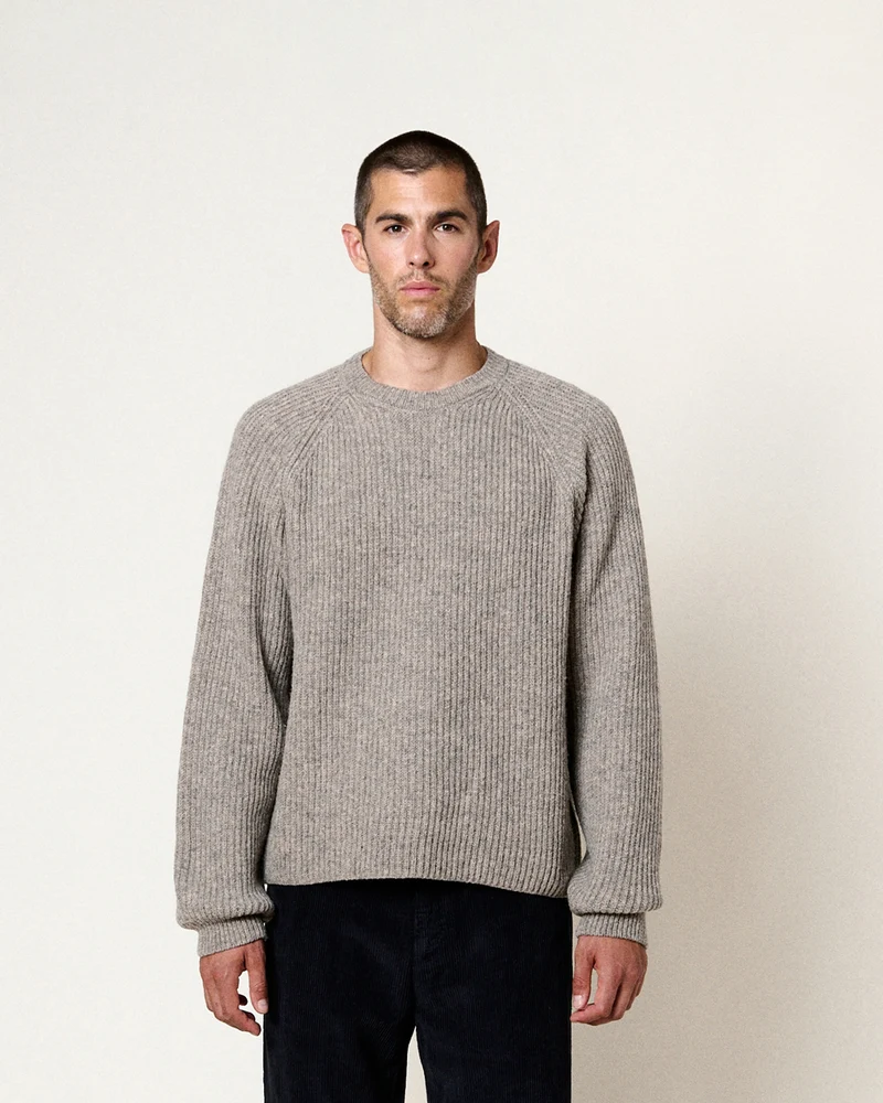PULL COLIN SHETLAND GREY
