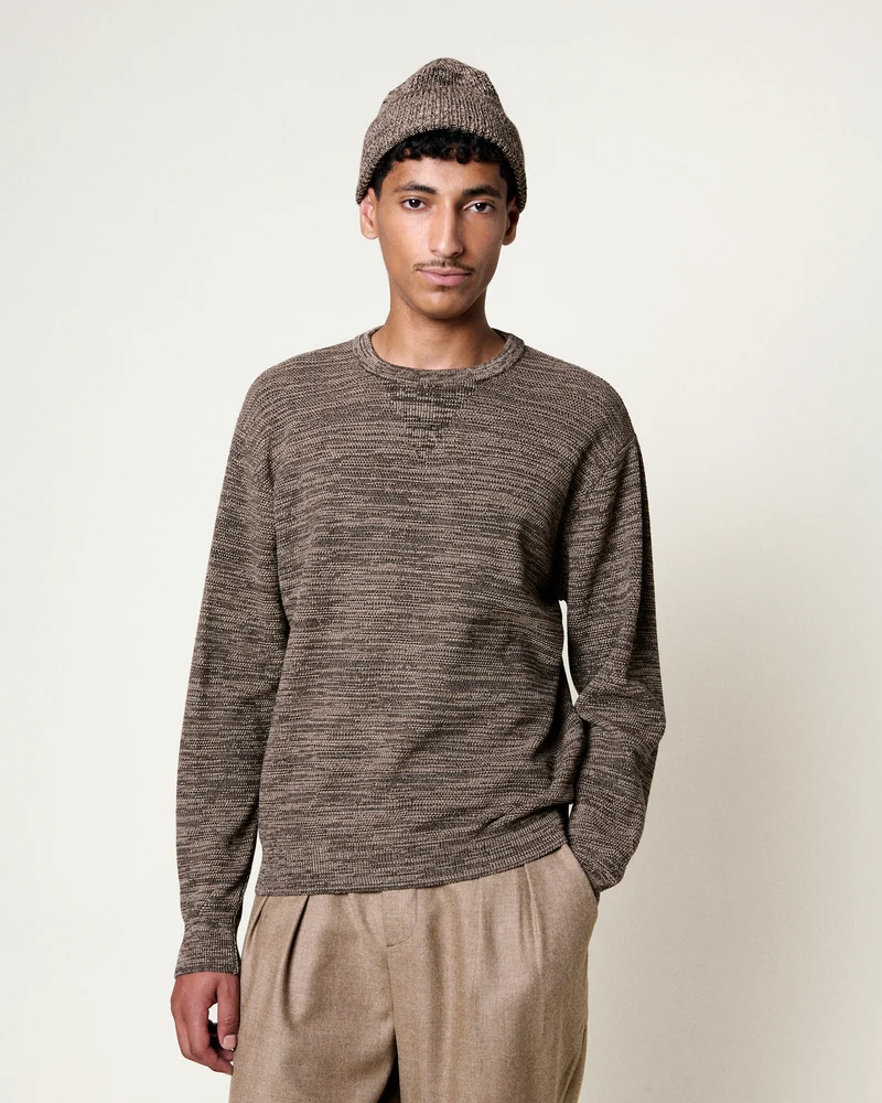 PULL STAMFORD SPECKLED BROWN