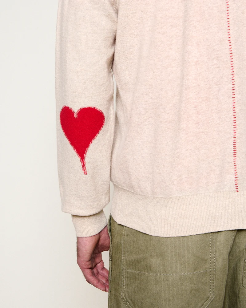 PULL CUPID ECRU