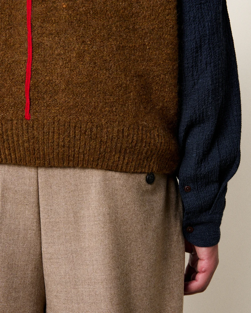 PULL SANS MANCHES BABY FIRAS COFFEE