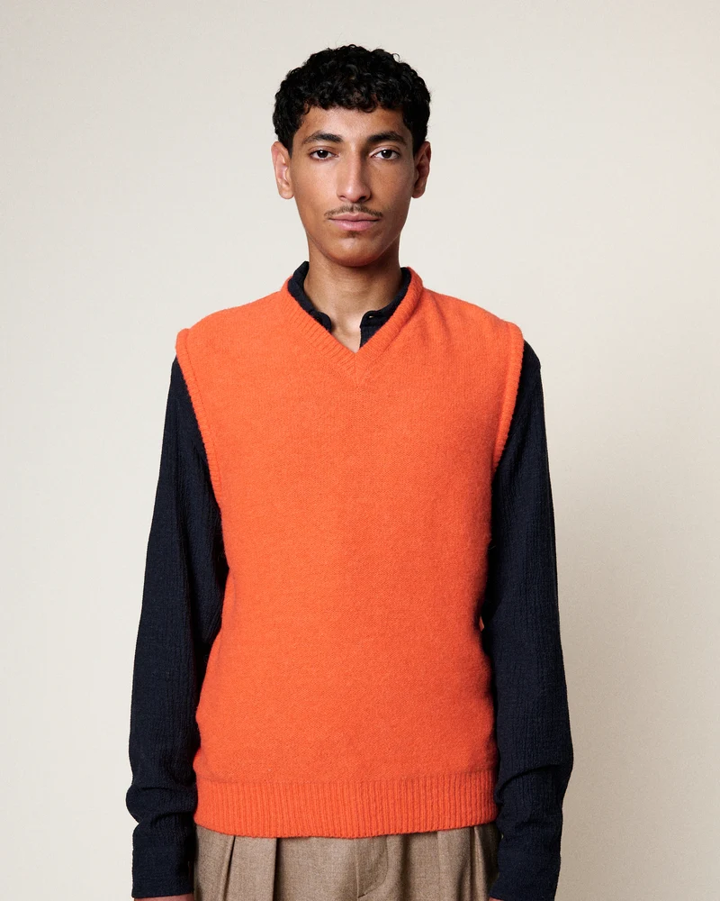 PULL SANS MANCHES BABY FIRAS BRIGHT ORANGE