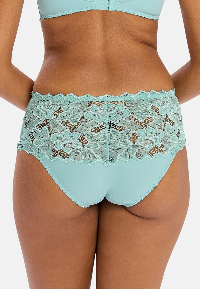 Lot de 2 culottes Arum Magenta Pourpre et Vert Aquifère