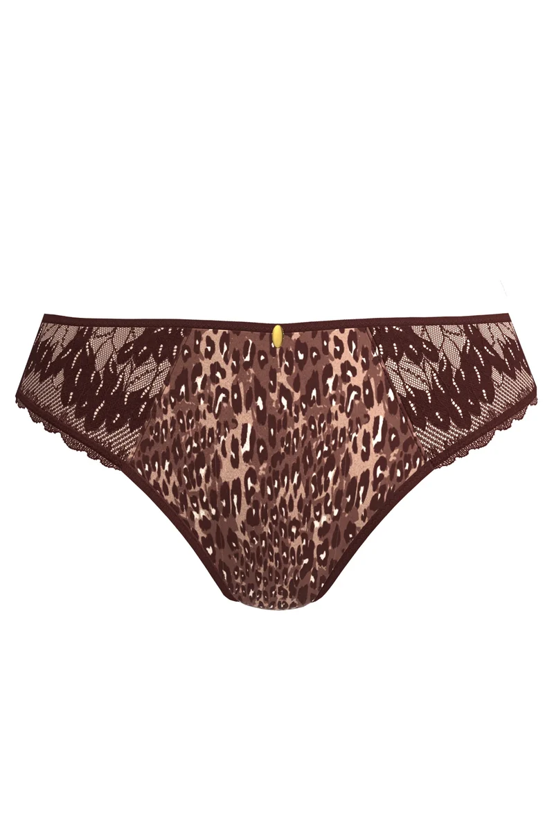 Slip Naia Guépard Chocolat