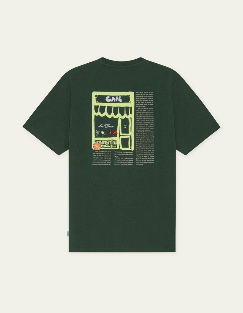 Les Deux Cafe T-Shirt Pine Green