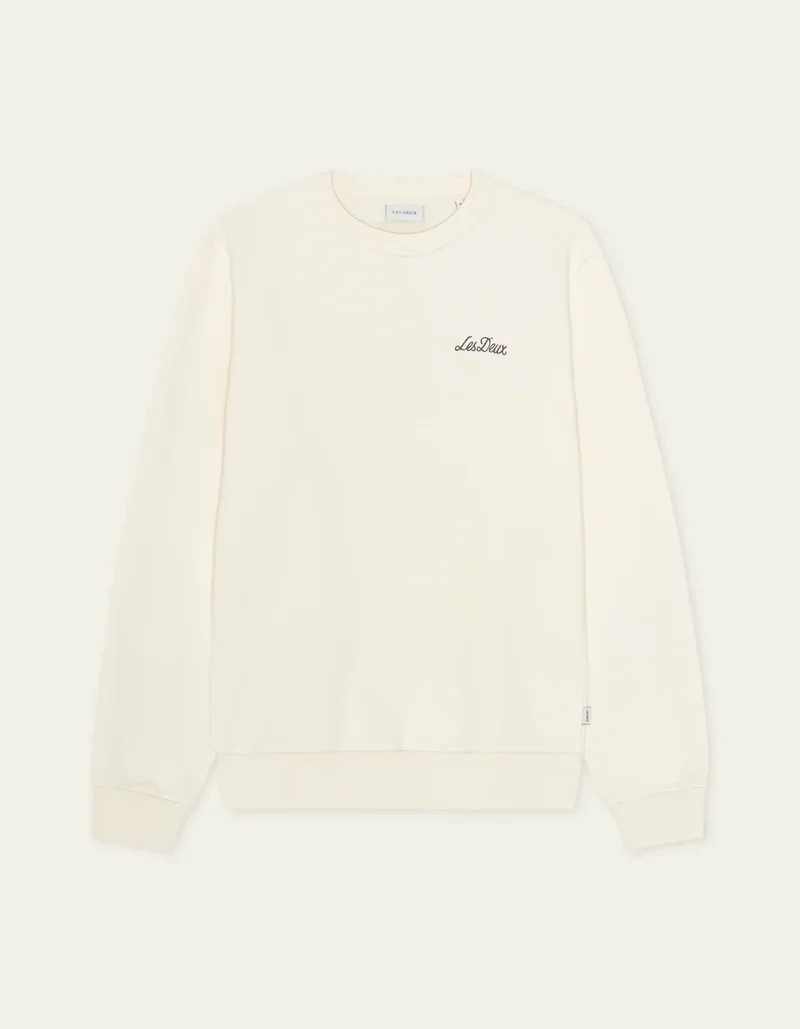 Les Deux Bouquet Sweatshirt Eggnog White