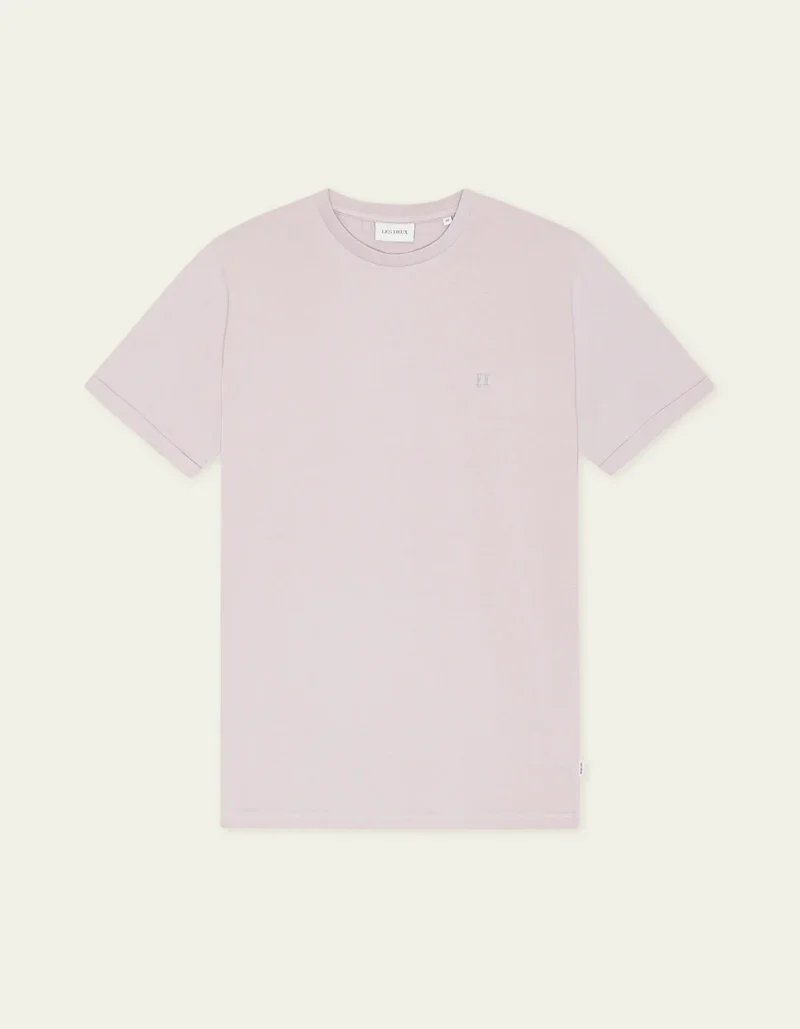 Les Deux Core Contrast T-Shirt Iris Purple