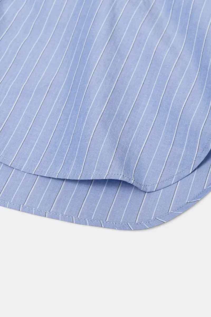 Striped Pullover Shirt - Blue stripe