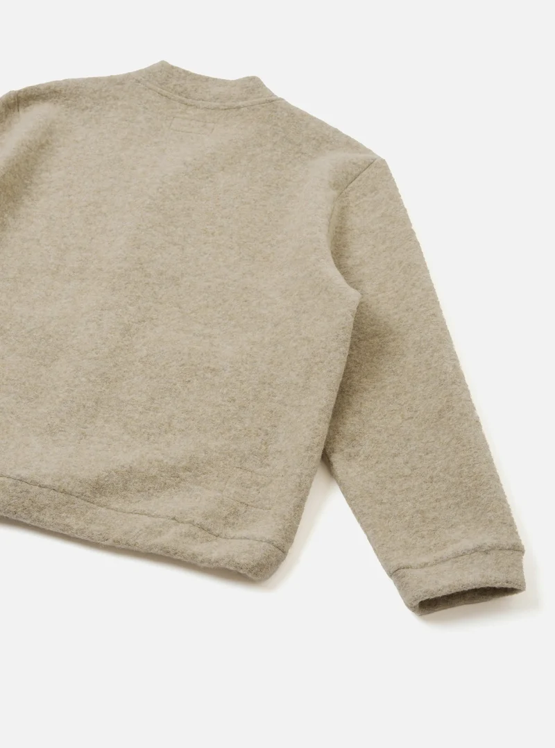 Wool Fleece Advance Cardigan - Fawn