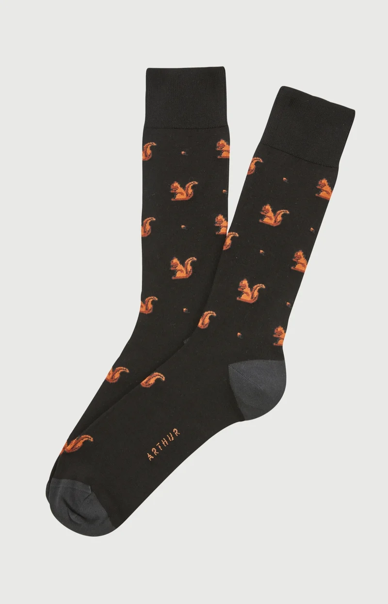 Chaussettes en coton - Ecureuil