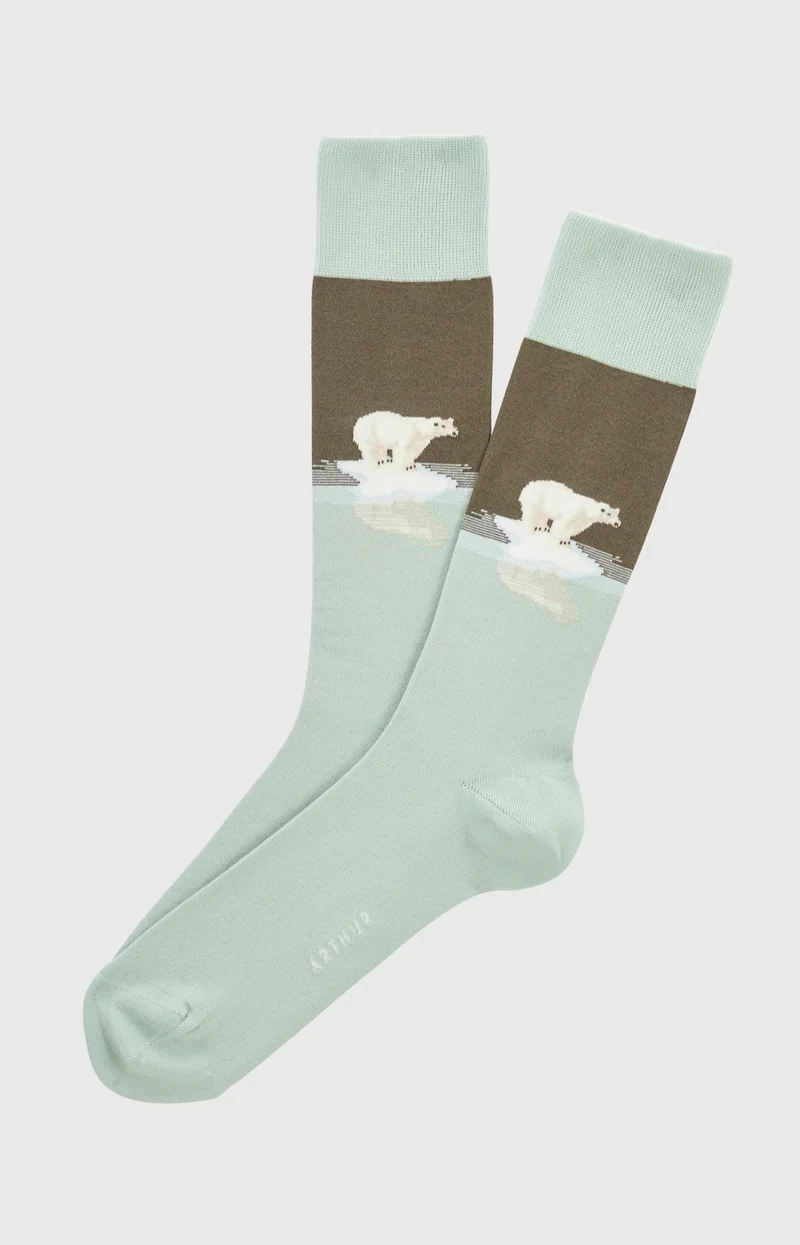 Chaussettes en coton - Pôle position Blanc
