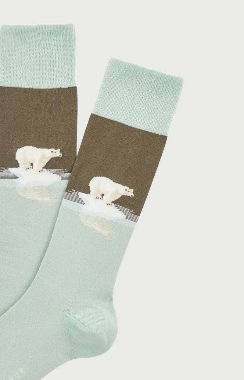 Chaussettes en coton - Pôle position Blanc