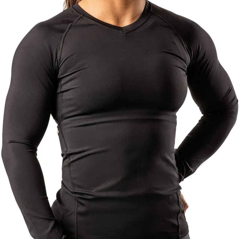 GAIDAMA WOMEN'S AVANT GARDE JIU JITSU RASHGUARD - LONG SLEEVE (BLACK)