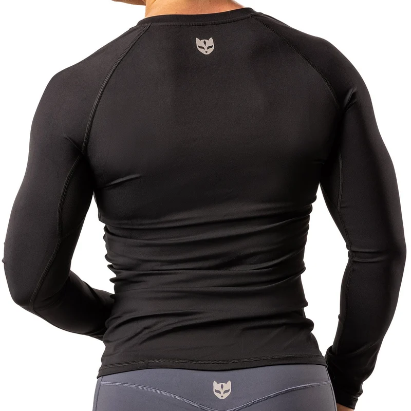 GAIDAMA WOMEN'S AVANT GARDE JIU JITSU RASHGUARD - LONG SLEEVE (BLACK)