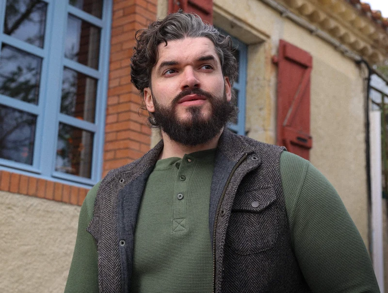 Henley Cormac manches longues