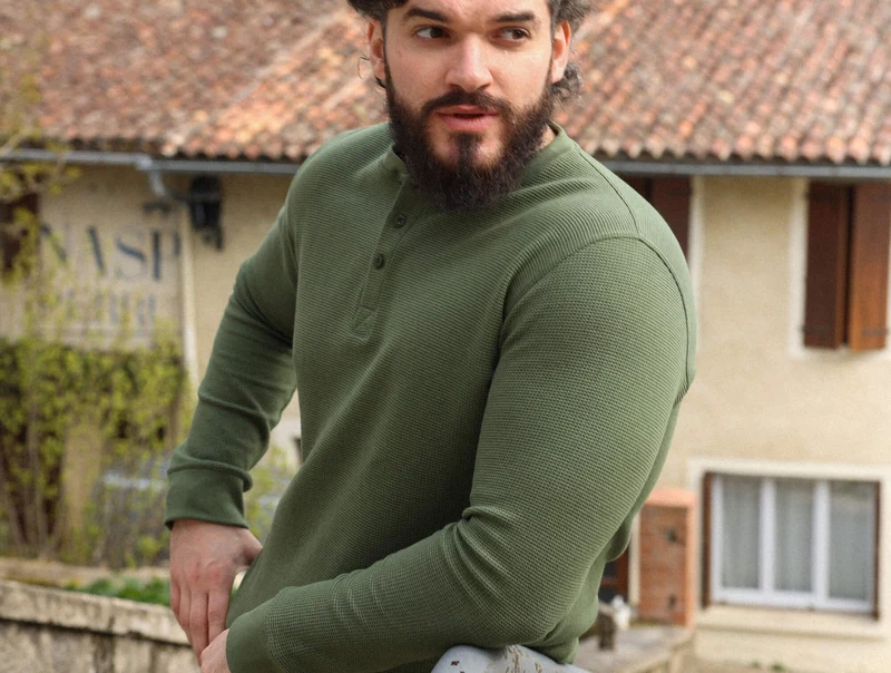 Henley Cormac manches longues
