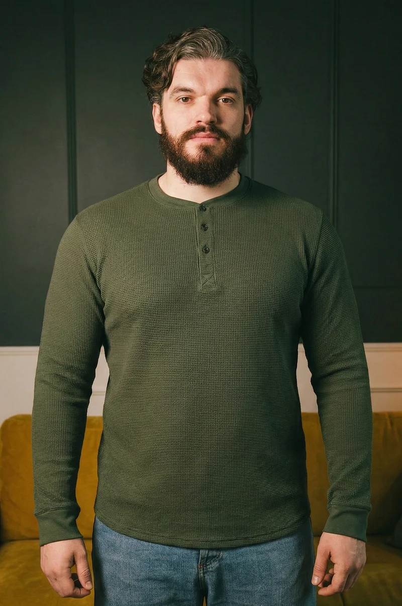 Henley Cormac manches longues