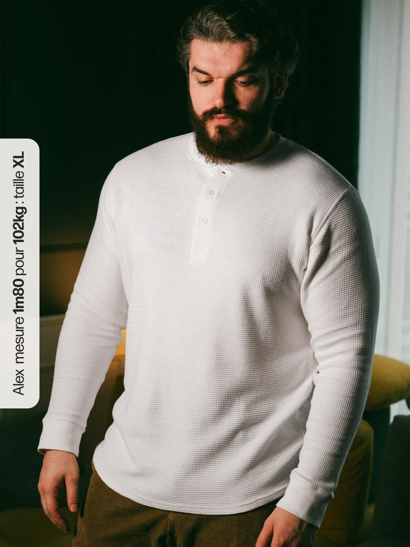 Henley Cormac manches longues