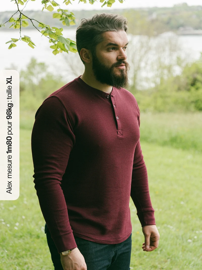 Henley Cormac manches longues
