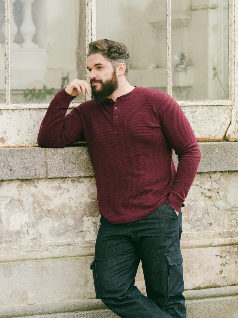 Henley Cormac manches longues