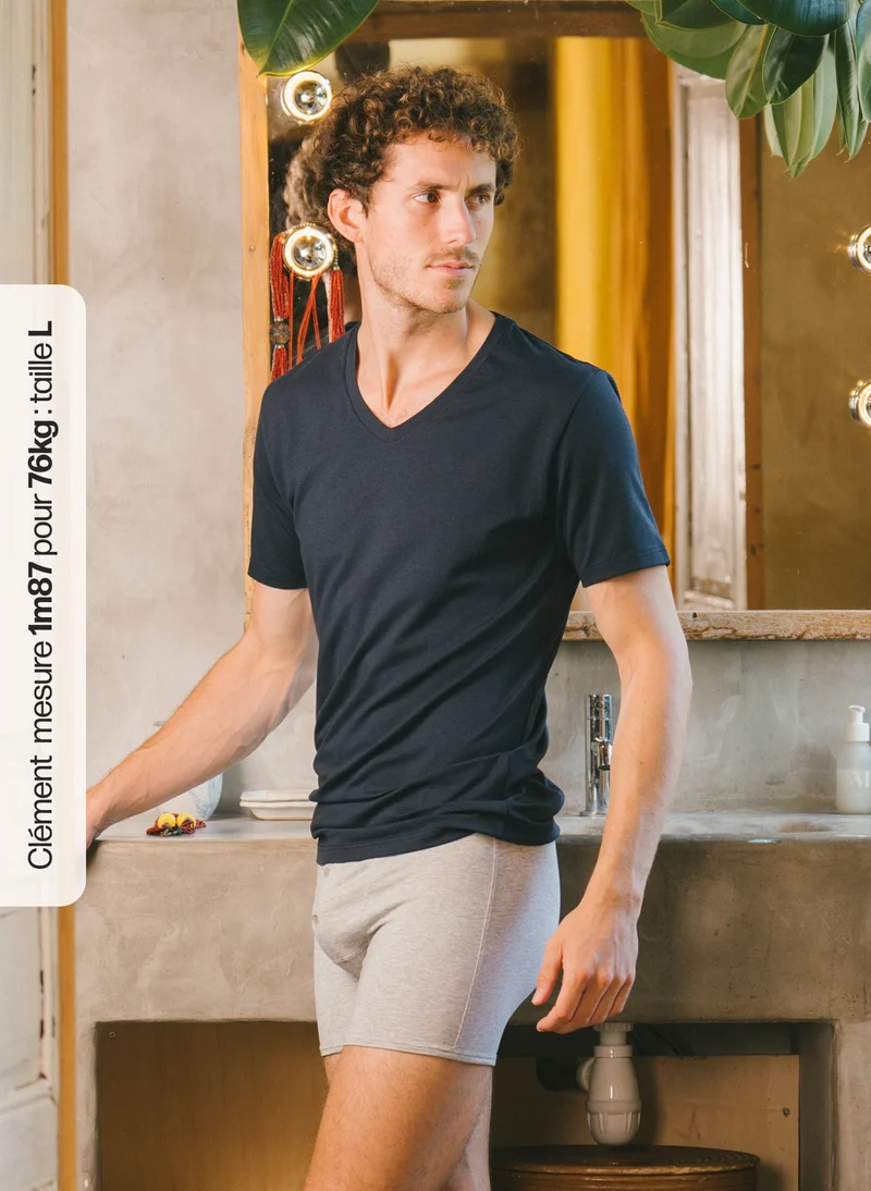 T-shirt col V homme